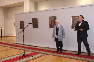 Қазақстан Суретшілер одағының мүшесі, график-суретші, ардагер-спортшы Құбайболла Хамзаұлы Хасановтың «Өрнекті жылдар…» дербес көрмесі
