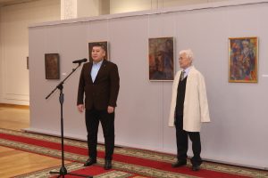 Қазақстан Суретшілер одағының мүшесі, график-суретші, ардагер-спортшы Құбайболла Хамзаұлы Хасановтың «Өрнекті жылдар…» дербес көрмесі
