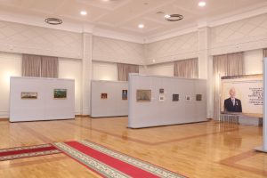 Қазақстан Суретшілер одағының мүшесі, график-суретші, ардагер-спортшы Құбайболла Хамзаұлы Хасановтың «Өрнекті жылдар…» дербес көрмесі