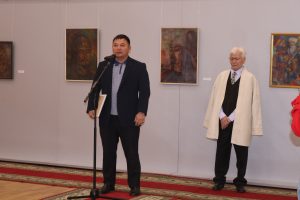 Қазақстан Суретшілер одағының мүшесі, график-суретші, ардагер-спортшы Құбайболла Хамзаұлы Хасановтың «Өрнекті жылдар…» дербес көрмесі