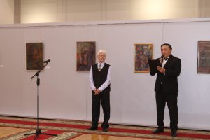 Қазақстан Суретшілер одағының мүшесі, график-суретші, ардагер-спортшы Құбайболла Хамзаұлы Хасановтың «Өрнекті жылдар…» дербес көрмесі